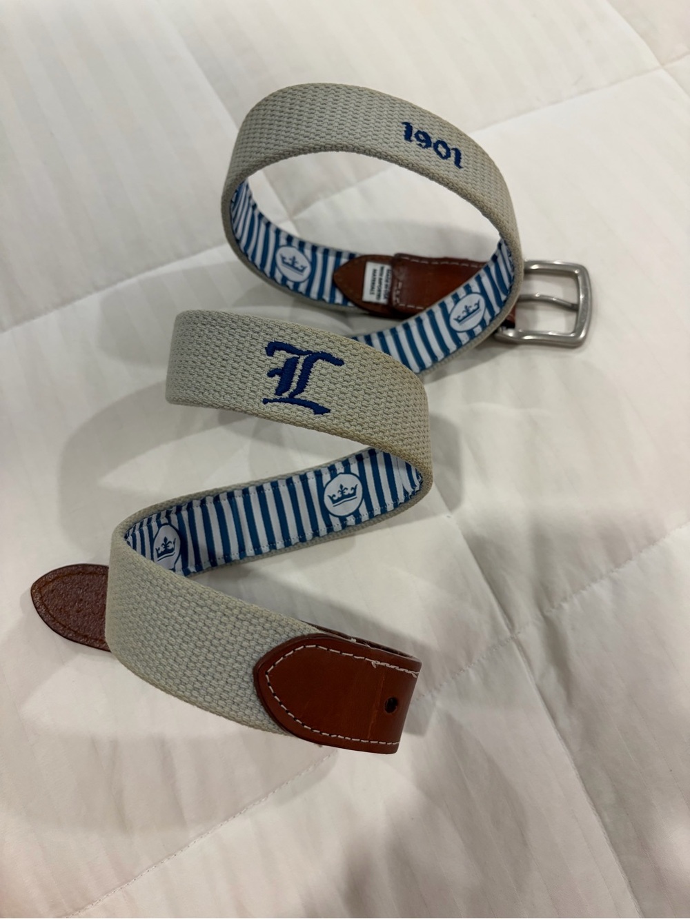 🔥 Peter Millar Llanerch Country Club 1901 Golf Belt Sz 38